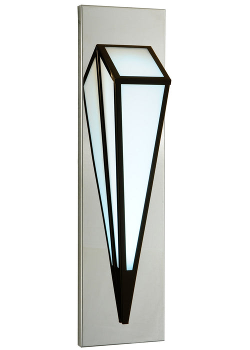 Meyda Tiffany 135843 LED Wall Sconce, Mirror Black