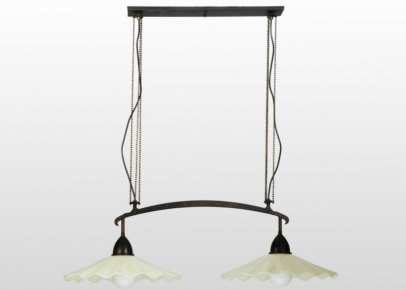 Meyda Tiffany 135885 Two Light Island Pendant, Custom