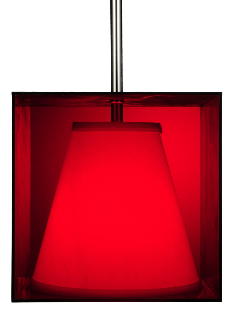 Meyda Tiffany 135908 One Light Mini Pendant, Chrome