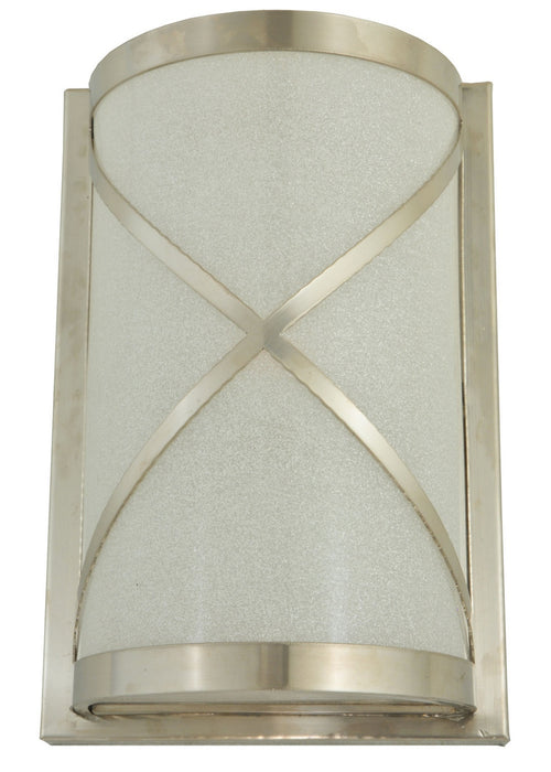 Meyda Tiffany 136052 Two Light Wall Sconce, Brushed Nickel