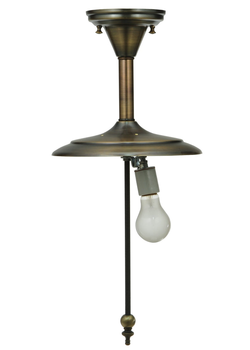 Meyda Tiffany 136105 One Light Hardware, Antique Brass