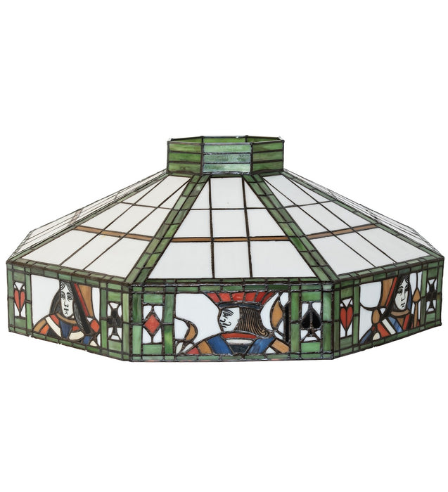 Meyda Tiffany 81446 Shade, Beige Red Bl
