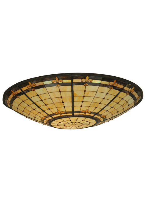 Meyda Tiffany 81546 Shade, Beige Ha Green/Blue Bai Amber