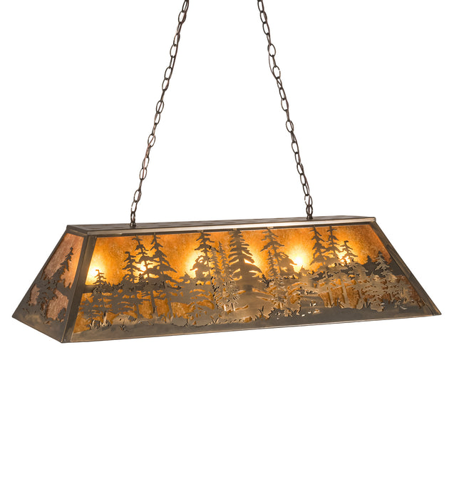 Meyda Tiffany 81888 Six Light Pendant, Antique Copper