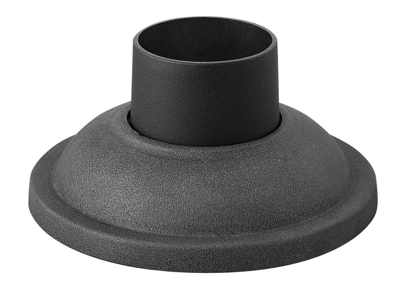 Hinkley 1304DZ Pier Mount Base, Aged Zinc