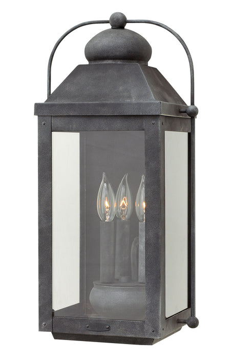 Hinkley 1855DZ LED Wall Mount, Aged Zinc