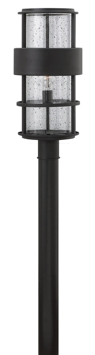 Hinkley 1901SK LED Post Top/ Pier Mount, Satin Black