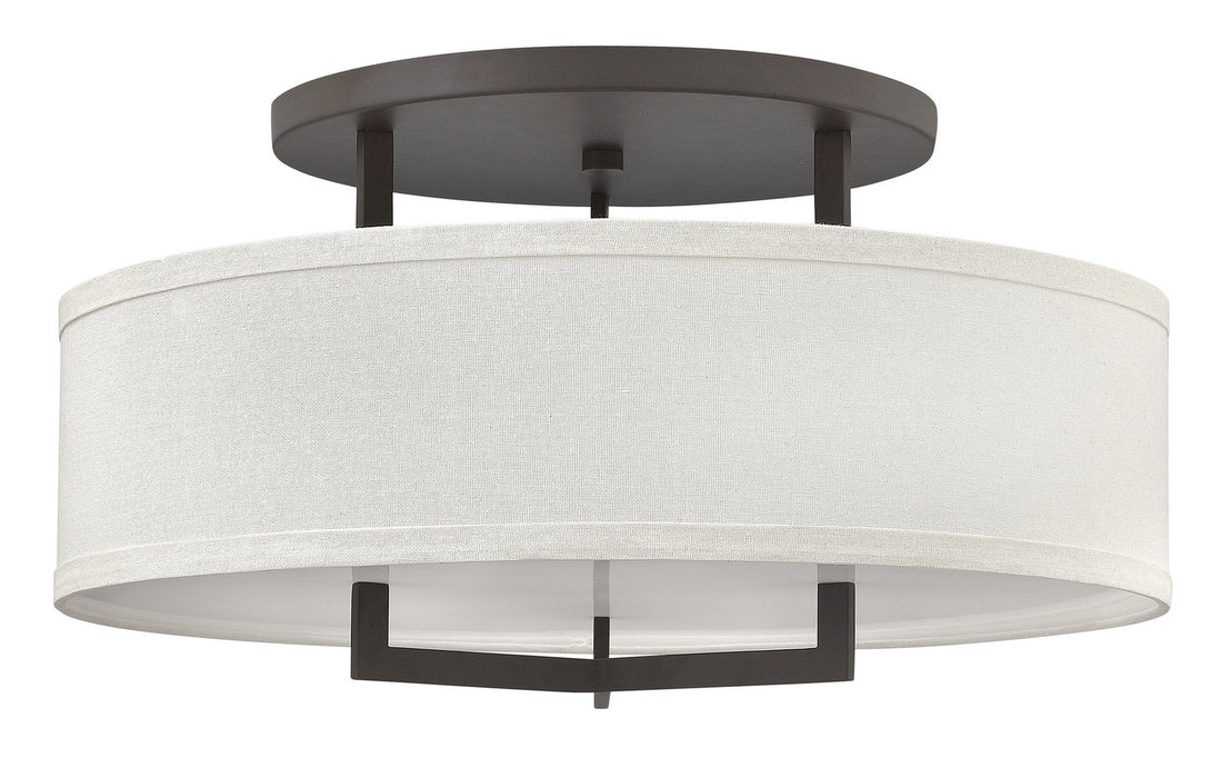 Hinkley 3211KZ LED Semi-Flush Mount, Buckeye Bronze