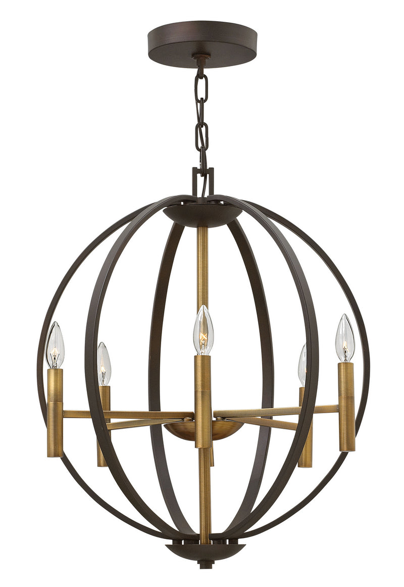 Hinkley 3466SB LED Foyer Pendant, Spanish Bronze