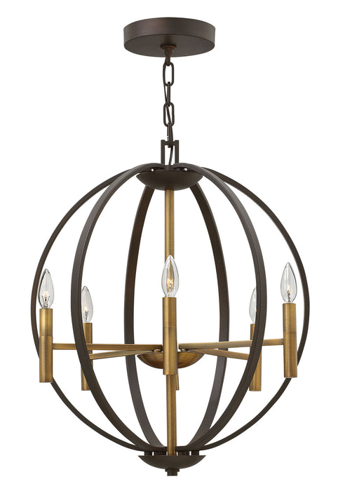 Hinkley 3466SB LED Foyer Pendant, Spanish Bronze
