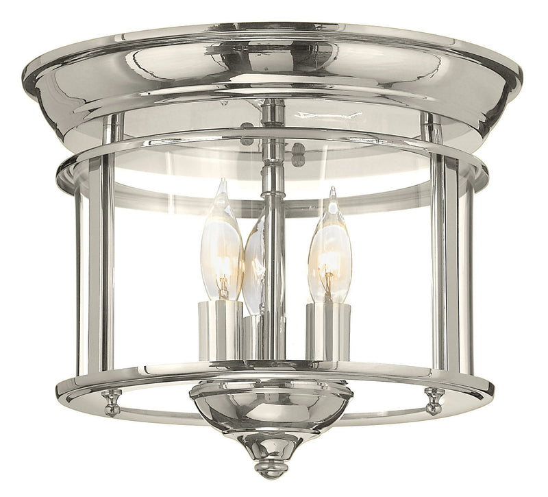 Hinkley 3473PN LED Flush Mount, Polished Nickel