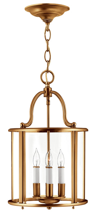 Hinkley 3474HR LED Foyer Pendant, Heirloom Brass