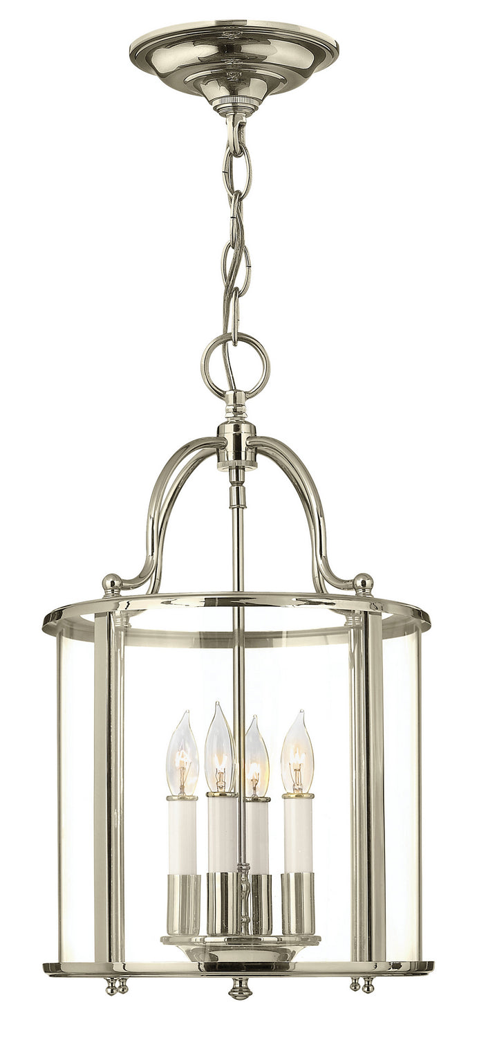 Hinkley 3474PN LED Foyer Pendant, Polished Nickel