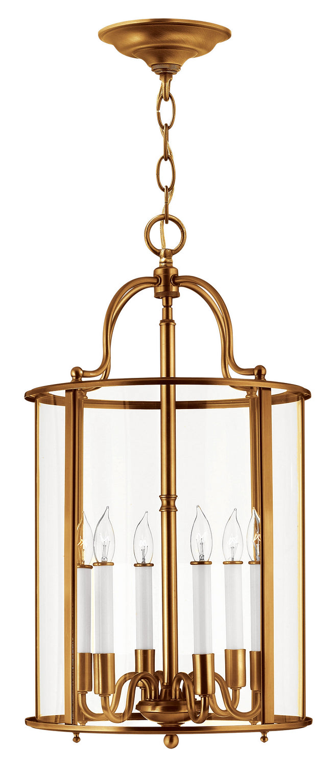 Hinkley 3478HR LED Foyer Pendant, Heirloom Brass