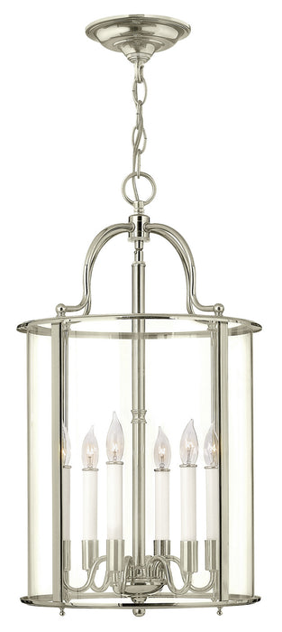 Hinkley 3478PN LED Foyer Pendant, Polished Nickel