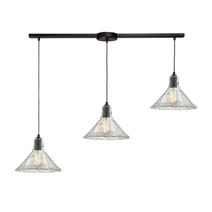 ELK Home 10435/3L Three Light Pendant, Oil Rubbed Bronze