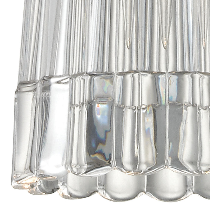 ELK Home 10458/6RC Six Light Pendant, Satin Nickel
