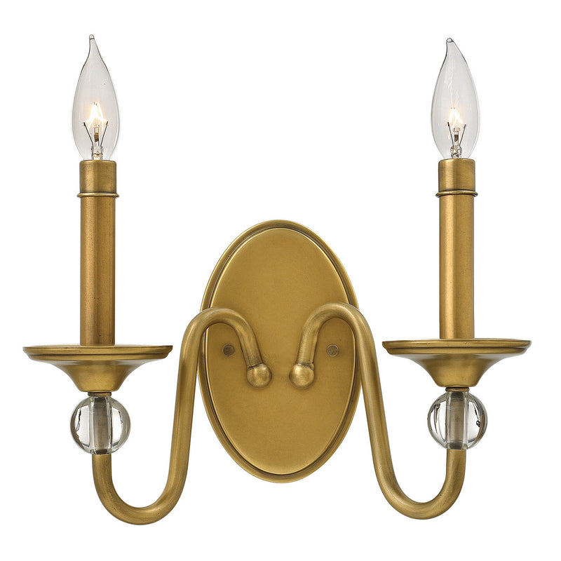 Hinkley 4952HB LED Wall Sconce, Heritage Brass
