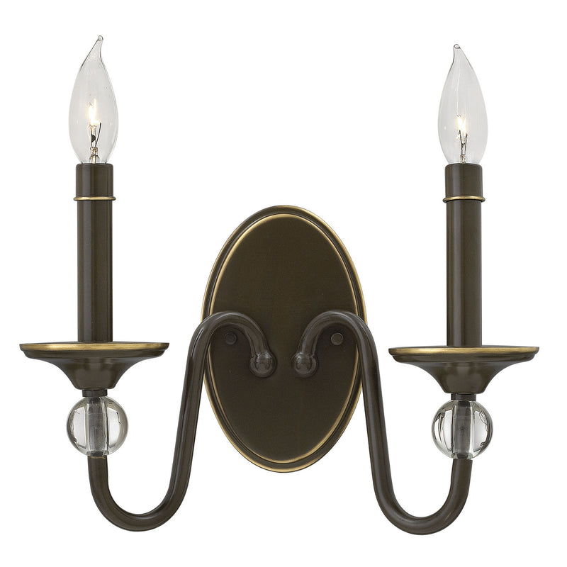 Hinkley 4952LZ LED Wall Sconce, Light Oiled Bronze