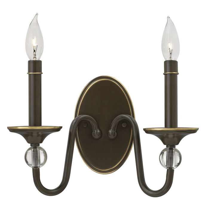 Hinkley 4952LZ LED Wall Sconce, Light Oiled Bronze
