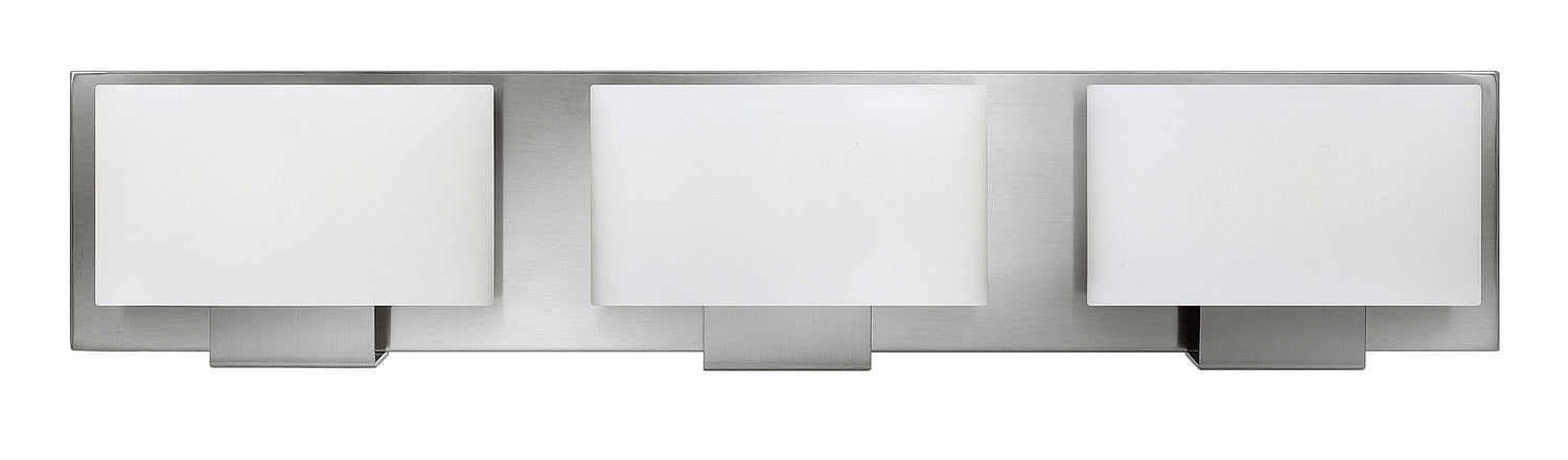 Hinkley 53553BN Three Light Bath, Brushed Nickel