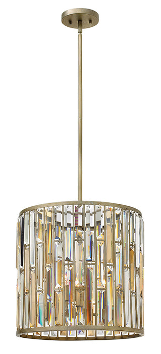 Fredrick Ramond FR33734SLF LED Foyer Pendant, Silver Leaf