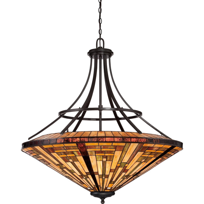 Quoizel TFST2840VB Eight Light Pendant, Vintage Bronze