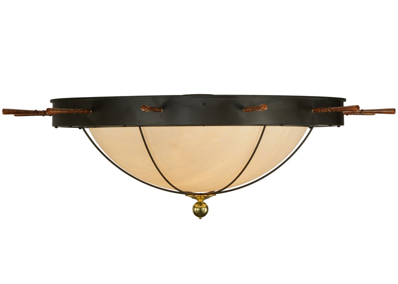 Meyda Tiffany 136204 12 Light Flushmount, Oil Rubbed Bronze