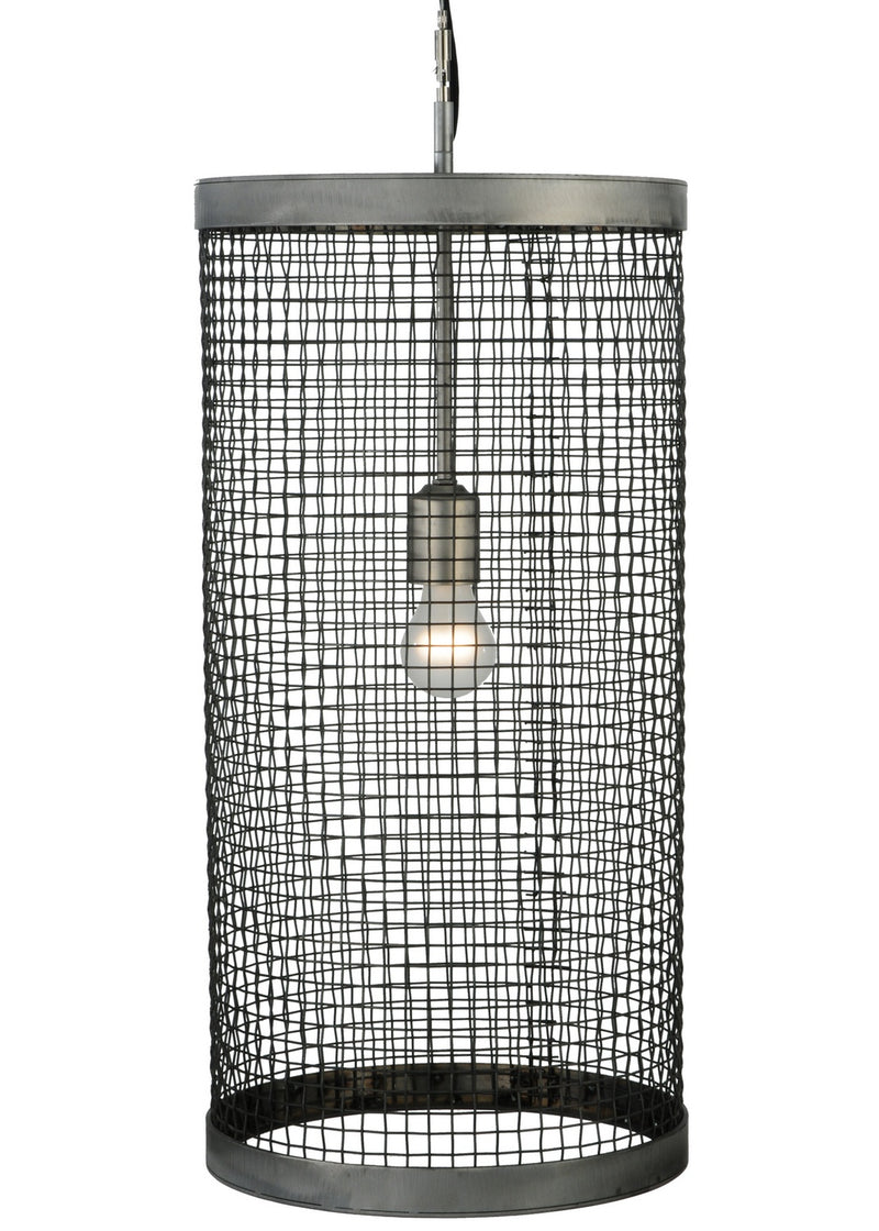 Meyda Tiffany 136216 One Light Pendant, Matte Clear