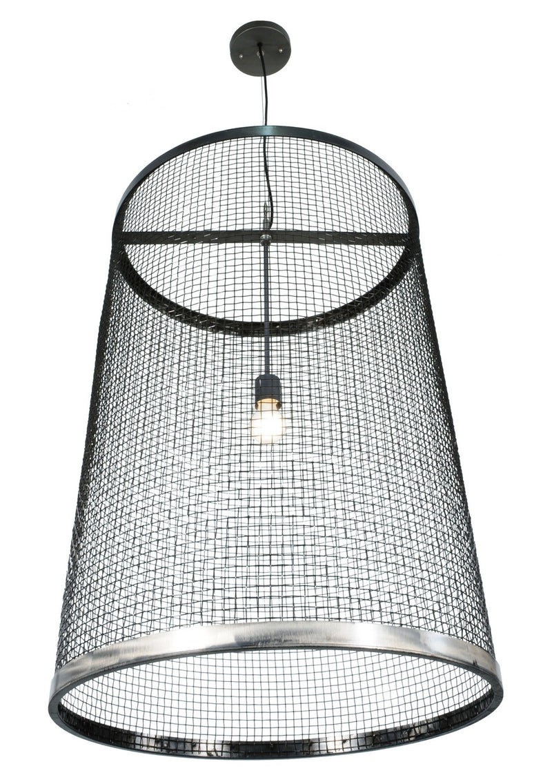 Meyda Tiffany 136218 One Light Pendant, Steel