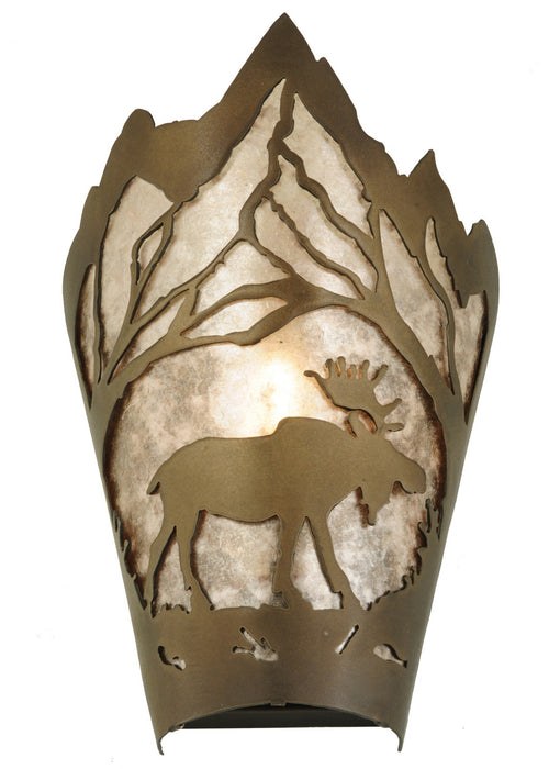 Meyda Tiffany 136672 One Light Wall Sconce, Antique Copper