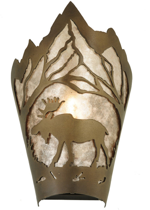 Meyda Tiffany 136674 One Light Wall Sconce, Antique Copper