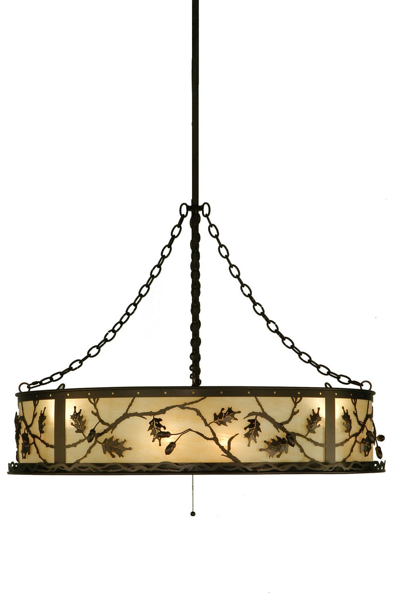 Meyda Tiffany 136747 12 Light Chandelier, Mahogany Bronze
