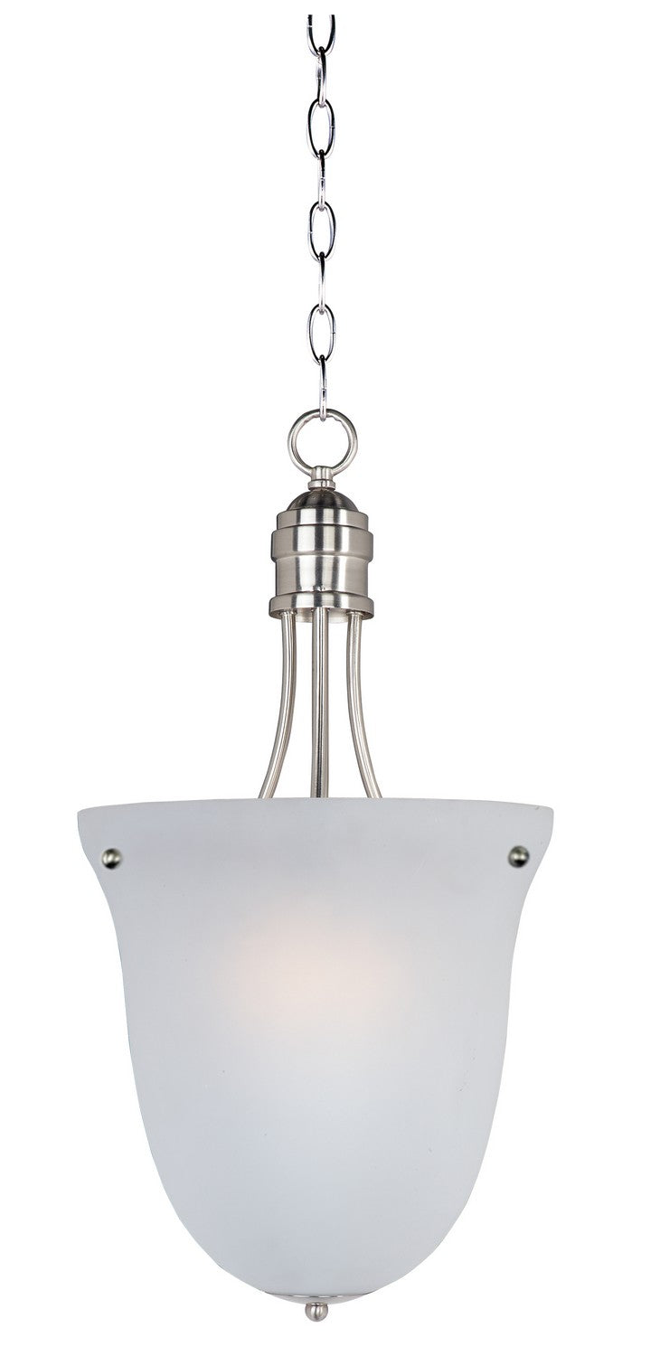 Maxim 10048FTSN Three Light Pendant, Satin Nickel