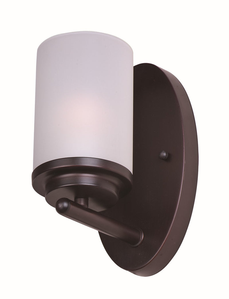 Maxim 10211FTOI One Light Bath Vanity, Oil Rubbed Bronze