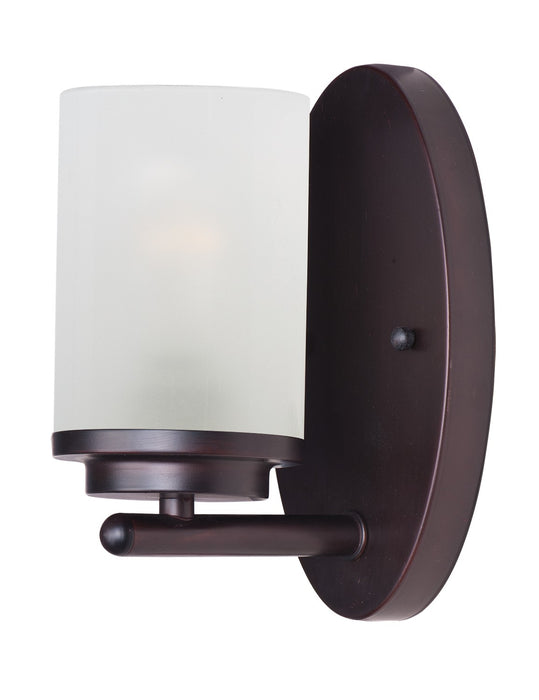 Maxim 10211FTOI One Light Bath Vanity, Oil Rubbed Bronze