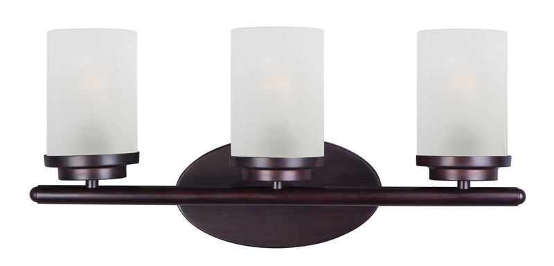 Maxim 10213FTOI Three Light Bath Vanity, Oil Rubbed Bronze