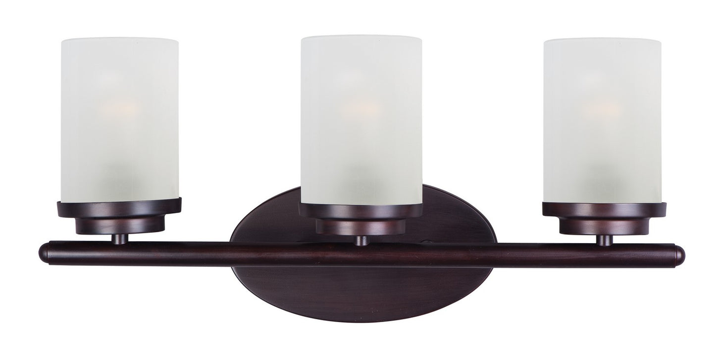 Maxim 10213FTOI Three Light Bath Vanity, Oil Rubbed Bronze