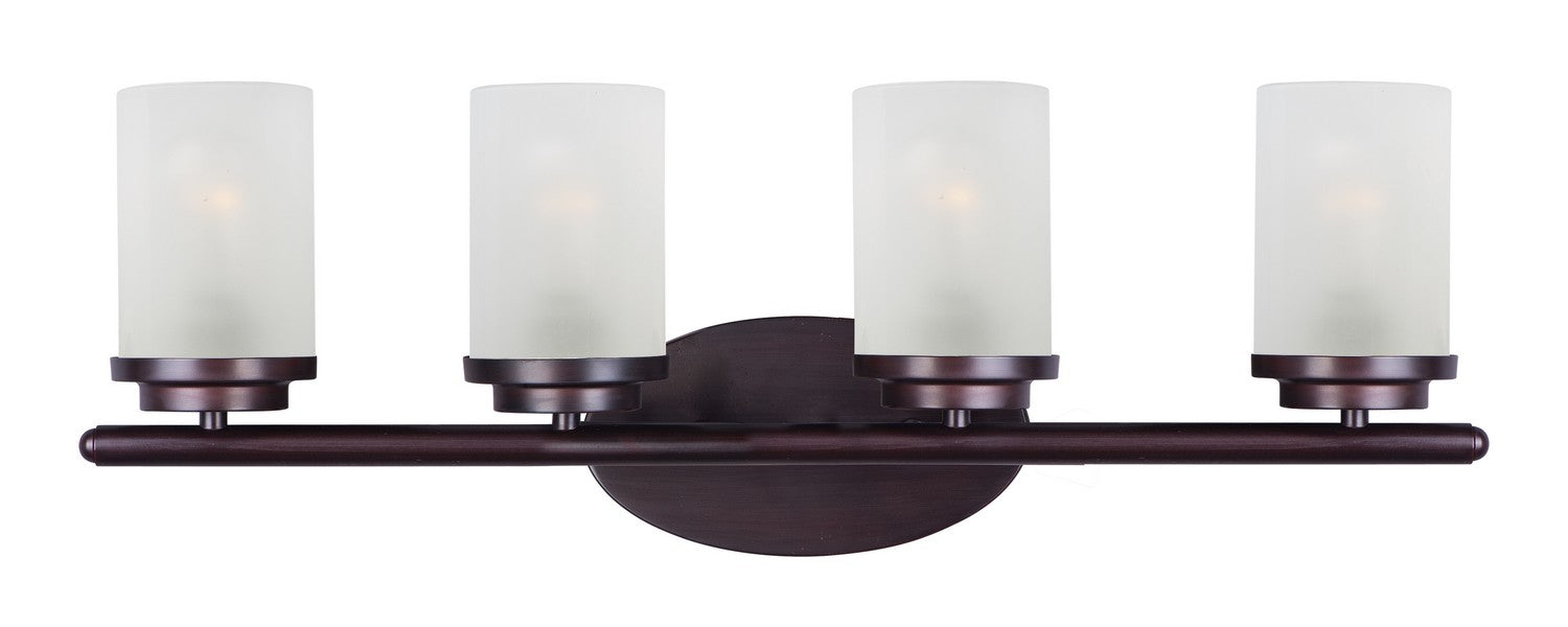 Maxim 10214FTOI Four Light Bath Vanity, Oil Rubbed Bronze