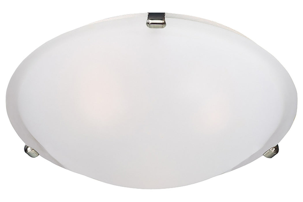 Maxim 11060FTSN Four Light Flush Mount, Satin Nickel