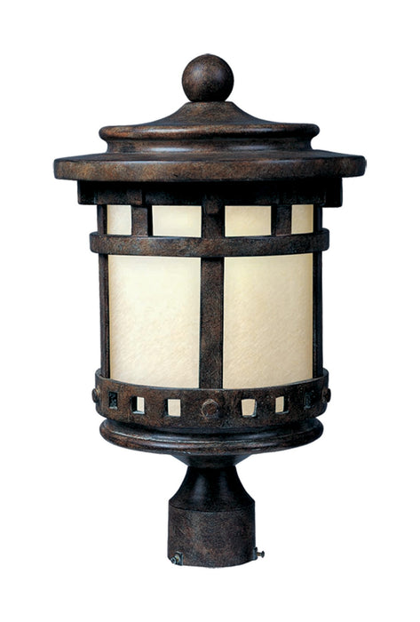 Maxim 55037MOSE LED Outdoor Pole/Post Lantern, Sienna