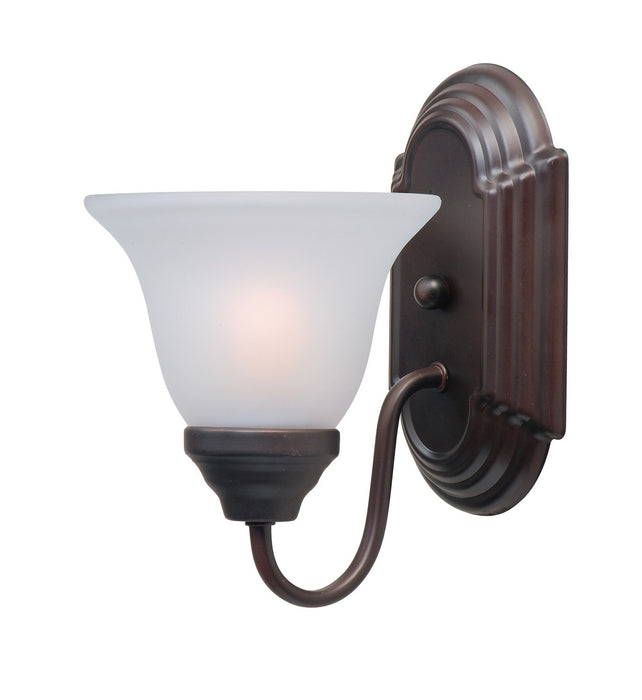 Maxim 8011FTOI One Light Wall Sconce, Oil Rubbed Bronze