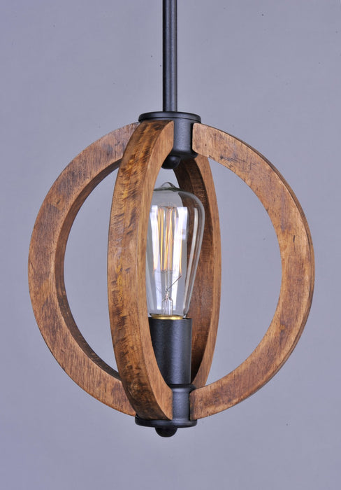 Maxim 91910APAR One Light Mini Pendant, Anthracite