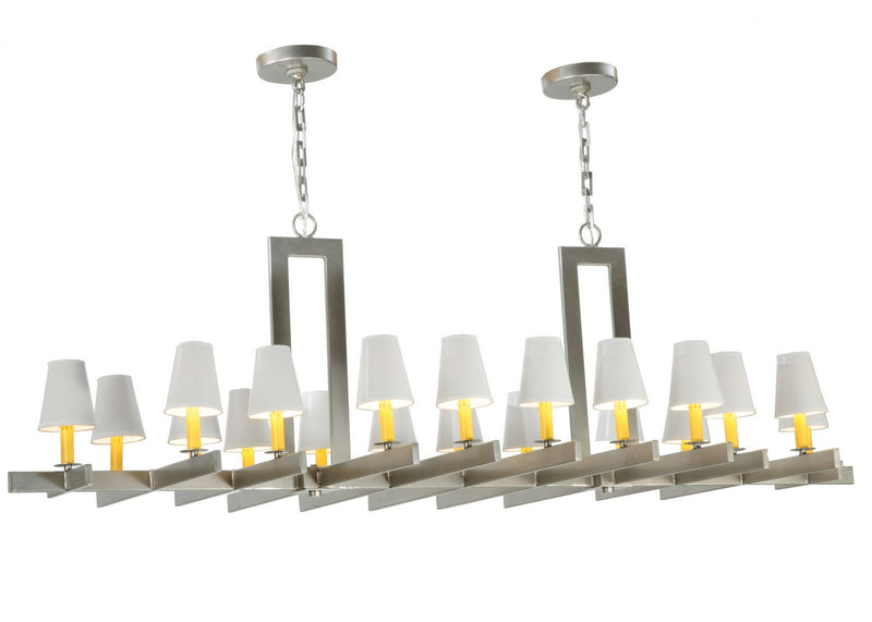 Meyda Tiffany 137121 20 Light Chandelier, Nickel