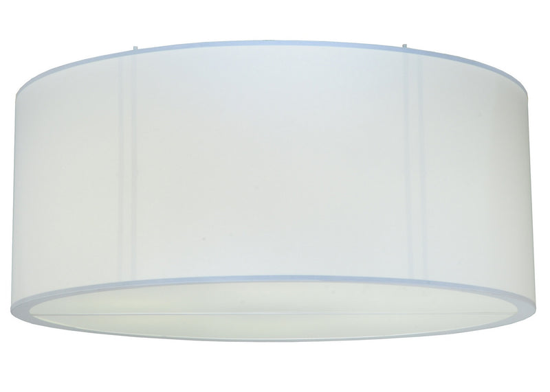Meyda Tiffany 137347 Six Light Flushmount, Nickel