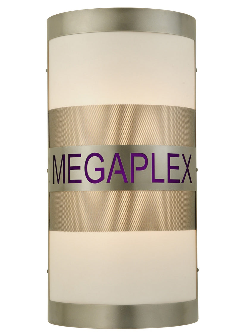 Meyda Tiffany 137394 Two Light Wall Sconce, Nickel