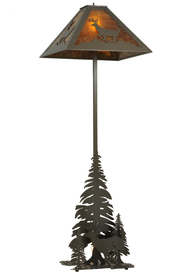 Meyda Tiffany 137587 Two Light Floor Lamp, Timeless Bronze