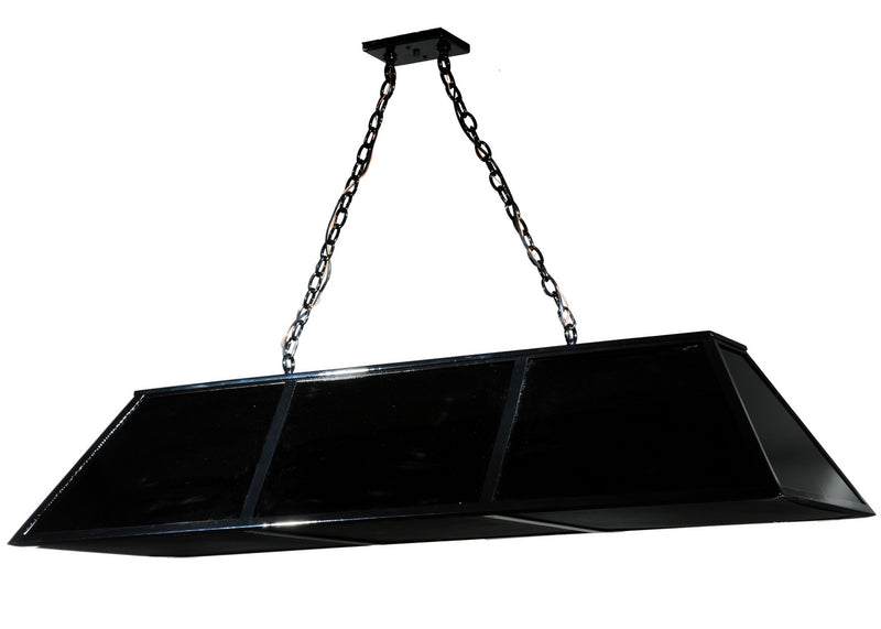 Meyda Tiffany 137661 12 Light Oblong Pendant, Mirror Black