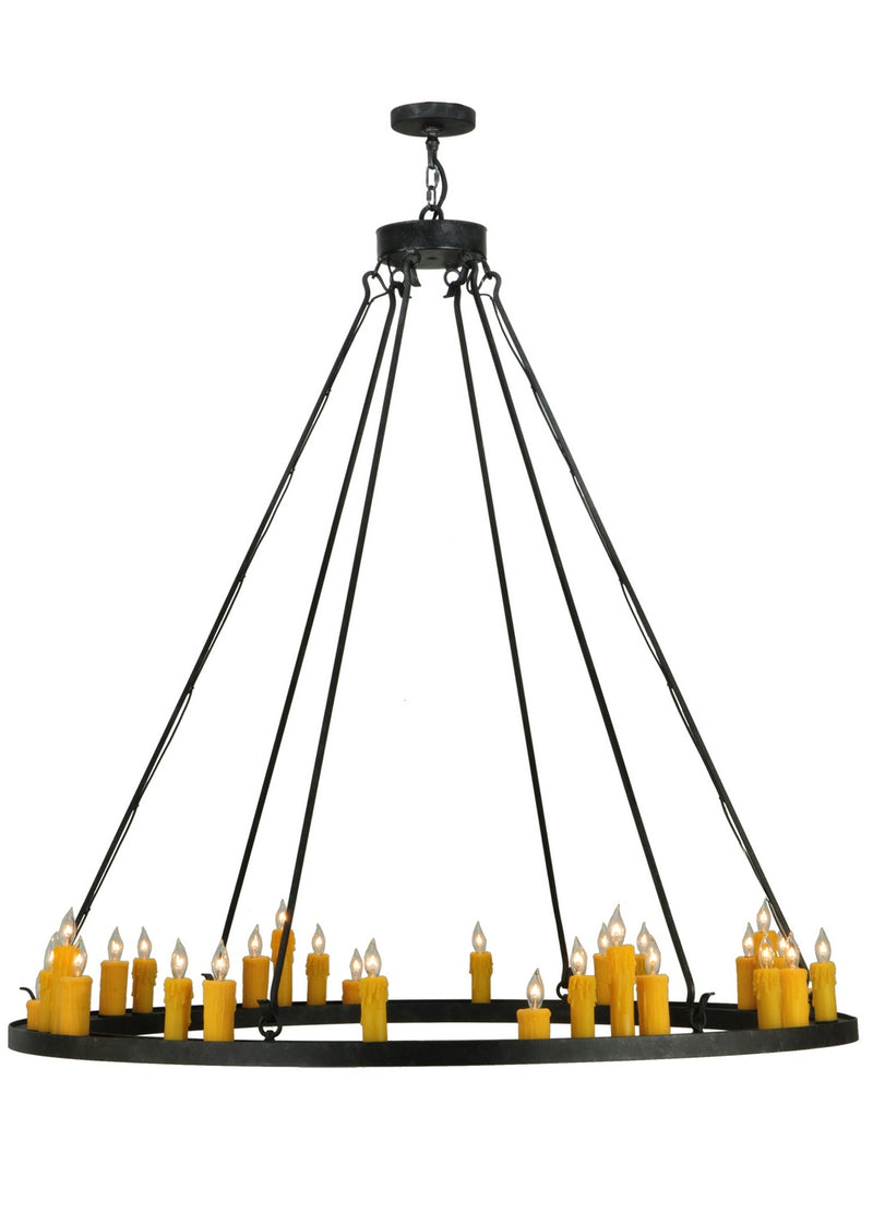 Meyda Tiffany 137662 28 Light Chandelier, Smoke