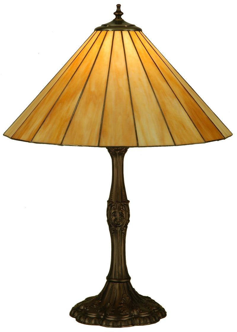 Meyda Tiffany 137667 One Light Table Lamp, Antique Copper